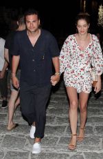 ANA BEATRIZ BARROS and Karim El Chiaty Night Out in Mykonos 07/09/2019