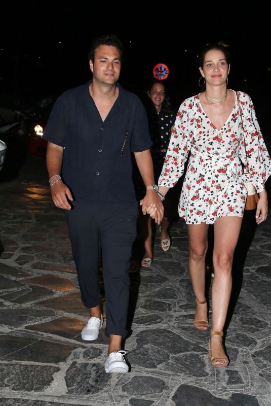 ANA BEATRIZ BARROS and Karim El Chiaty Night Out in Mykonos 07/09/2019