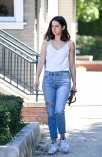 ANA DE ARMAS in Denim Out with Her Dog in Los Angeles 07/30/2019
