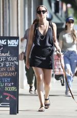 ANA DE ARMAS Out Shopping with Her Dog Elvis in Los Angeles 07/24/2019