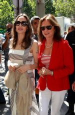 ANGELINA JOLIE and JACQUELINE BISSET Out on Champs Elysees in Paris 07/09/2019