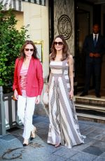 ANGELINA JOLIE Leaves Guerlain Boutique in Paris 07/09/2019