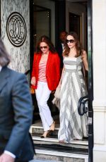 ANGELINA JOLIE Leaves Guerlain Boutique in Paris 07/09/2019