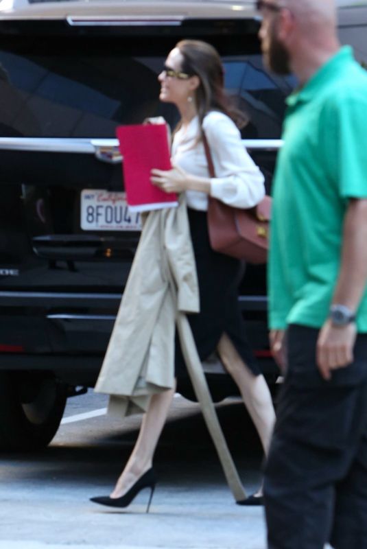 ANGELINA JOLIE Out in Los Angeles 07/24/2019