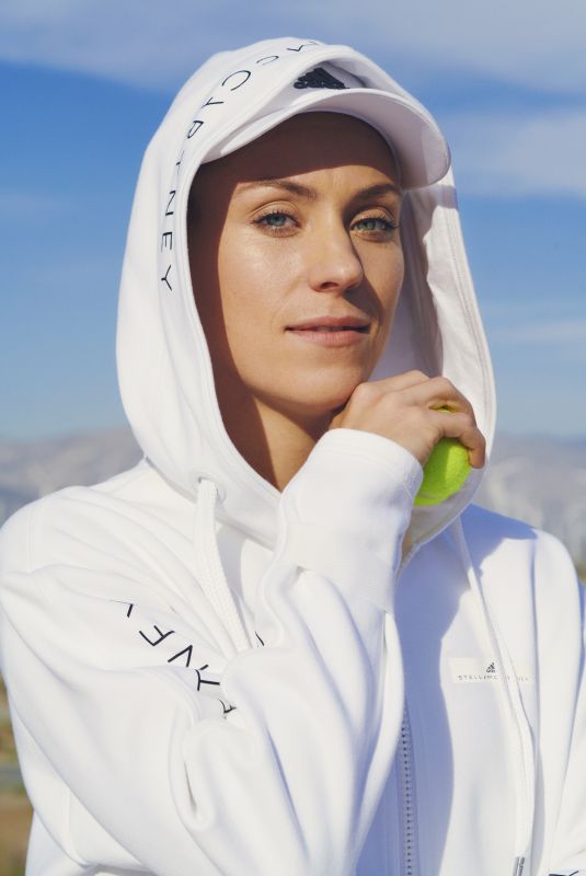 ANGELIQUE KERBER for Adidas x Stella McCartney Wimbledon Collection Made from Parley Ocean Plastic 03/04/2019