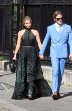 ANNABELLE WALLIS Arrives at Zoe Kravitz and Karl Glusman Wedding in Paris 06/29/2019