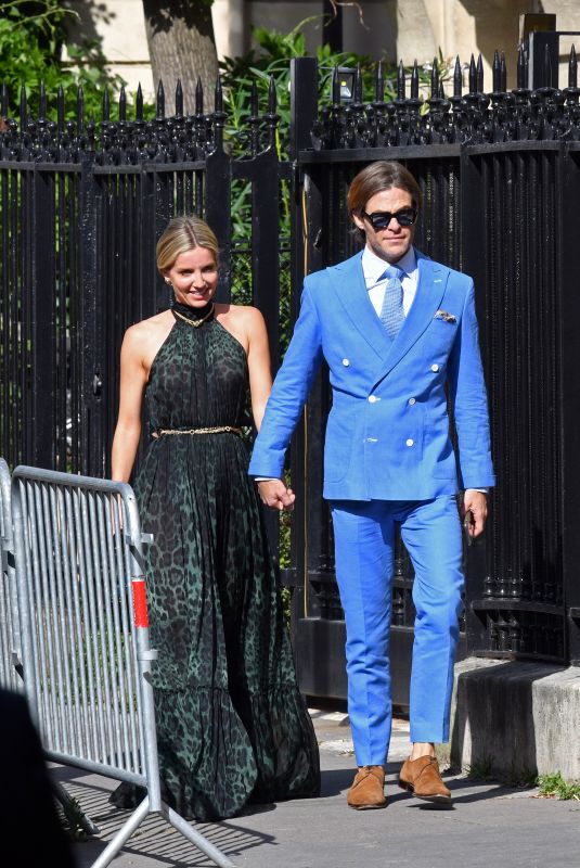 ANNABELLE WALLIS Arrives at Zoe Kravitz and Karl Glusman Wedding in Paris 06/29/2019