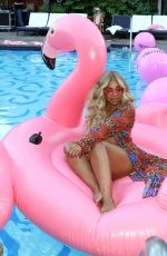 ASHANTI at Ashanti x Prettylittlething Launch Party 06/30/2019