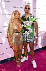 ASHANTI at Ashanti x Prettylittlething Launch Party in Hollywood 06/30/2019