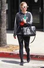 ASHLEE SIMPSON Leaves a Gym in Studio City 07/22/2019