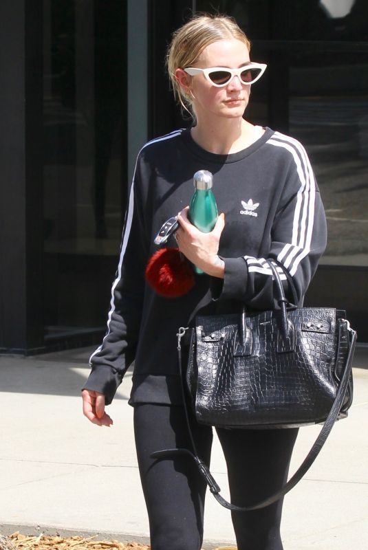 ASHLEE SIMPSON Leaves a Gym in Studio City 07/22/2019