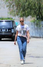 ASHLEE SIMPSON Out Shopping in Studio City 07/09/2019