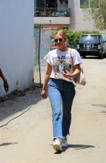 ASHLEE SIMPSON Out Shopping in Studio City 07/09/2019