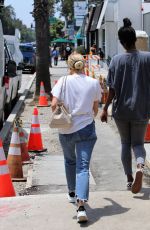 ASHLEE SIMPSON Out Shopping in Studio City 07/09/2019
