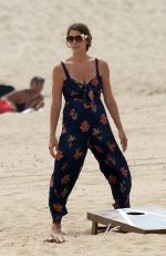 ASHLEY GREENE at a Beach Party in Los Angeles 07/14/2019