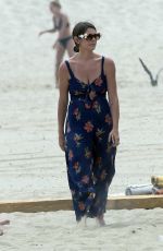 ASHLEY GREENE at a Beach Party in Los Angeles 07/14/2019