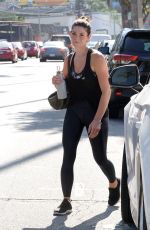 ASHLEY GREENE Leaves a Gym in Studio City 07/06/2019