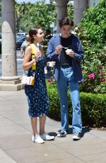 BAILEE MADISON and Blake Richardson Out in Marina Del Rey 07/19/2019