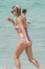 BASKIN CHAMPION in Bikini at a Beach in Miami 07/13/2019