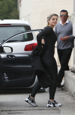 BEBE REXHA Arrives at a Nail Salon in Los Angeles 06/26/2019