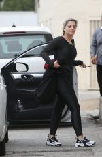 BEBE REXHA Arrives at a Nail Salon in Los Angeles 06/26/2019