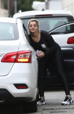 BEBE REXHA Arrives at a Nail Salon in Los Angeles 06/26/2019