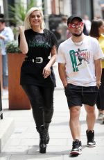 BEBE REXHA Arrives at KissFM Studios in London 07/11/2019