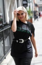 BEBE REXHA Arrives at KissFM Studios in London 07/11/2019