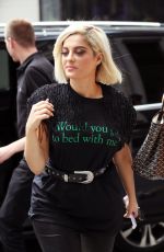 BEBE REXHA Arrives at KissFM Studios in London 07/11/2019