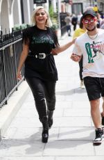 BEBE REXHA Arrives at KissFM Studios in London 07/11/2019