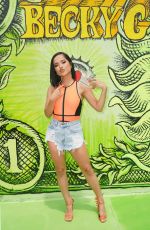 BECKY G Promotes Her New Song Dollar in Miami 07/31/2019