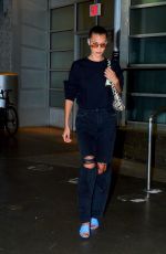 BELLA HADID Heading to a Michael Kors Photoshoot in New York 07/11/2019