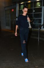 BELLA HADID Heading to a Michael Kors Photoshoot in New York 07/11/2019
