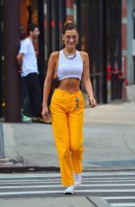 BELLA HADID Out and About in New York 07/22/2019