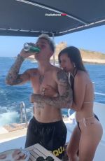 BELLA THORNE in Bikini at a Boat - Instagram Pictures and Video 06/29/2019