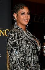 BEYONCE at The Lion King Premiere in Hollywood 07/09/2019