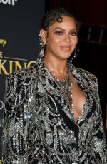 BEYONCE at The Lion King Premiere in Hollywood 07/09/2019