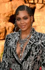 BEYONCE at The Lion King Premiere in Hollywood 07/09/2019