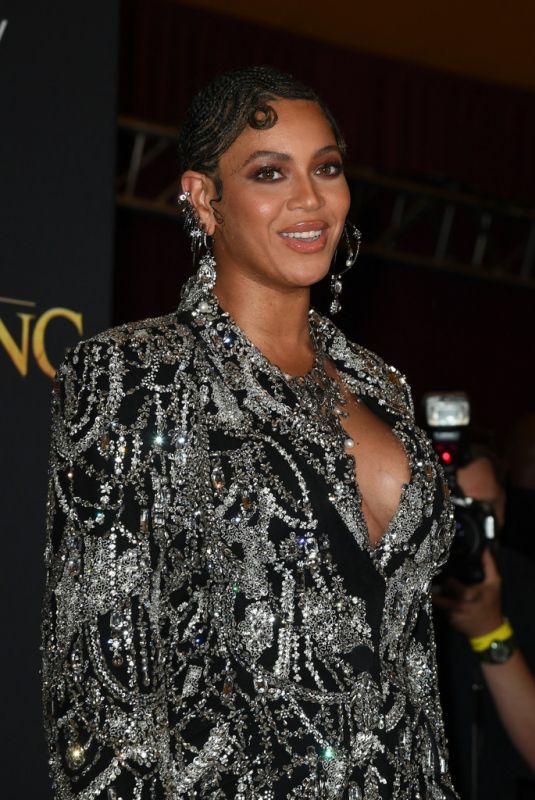 BEYONCE at The Lion King Premiere in Hollywood 07/09/2019
