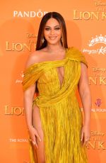 BEYONCE at The Lion King Premiere in London 07/14/2019
