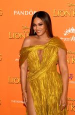 BEYONCE at The Lion King Premiere in London 07/14/2019