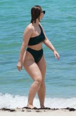 BIANCA ELOUISE in Bikini on the Beach in Miami 07/12/2019