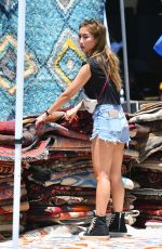 BRENDA SONG Shopping at Flea Market in Los Angeles 07/16/2019