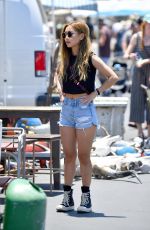 BRENDA SONG Shopping at Flea Market in Los Angeles 07/16/2019