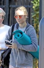 BRIE LARSON Heading to Yoga Class in Los Angeles 07/13/2019