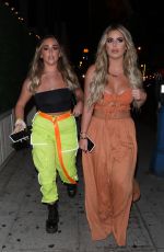 BRIELLE and ARIANA BIERMANN and SCARLET and SISTINE STALLONE at Delilah in West Hollywood 07/19/2019