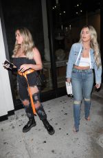 BRIELLE and ARIANA BIERMANN at Catch LA in West Hollywood 07/17/2019