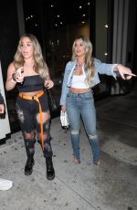 BRIELLE and ARIANA BIERMANN at Catch LA in West Hollywood 07/17/2019