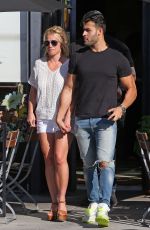 BRITNEY SPEARS and Sam Asghari Out in Beverly Hills 07/12/2019