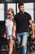 BRITNEY SPEARS and Sam Asghari Out in Beverly Hills 07/12/2019